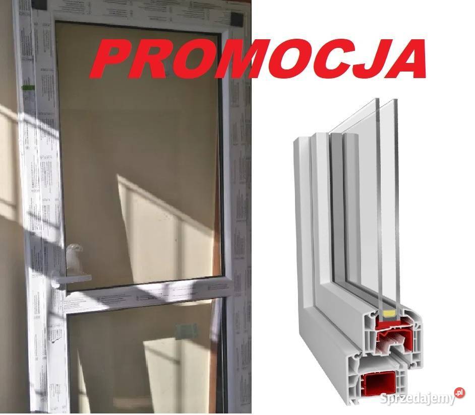 PROMOCJA Najtaniej Drzwi balkonowe 750x1950 RU Okna ścienne mazowieckie Warszawa