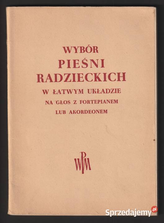 WYBÓR PIEŚNI RADZIECKICH 1951 Łódź