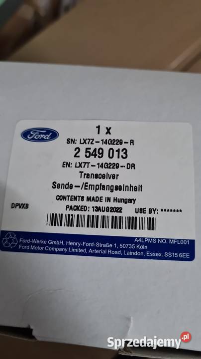 BATERIA FORD HG9810B759CB 2673933 HG9810B759AA mazowieckie Radom sprzedam
