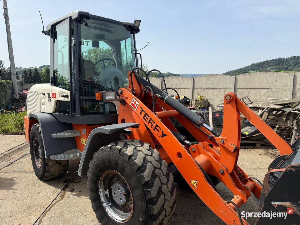 Ładowarka Terex TL80 Łyżka Widły Szybkozłącze Tecnoma Nowa Ruda