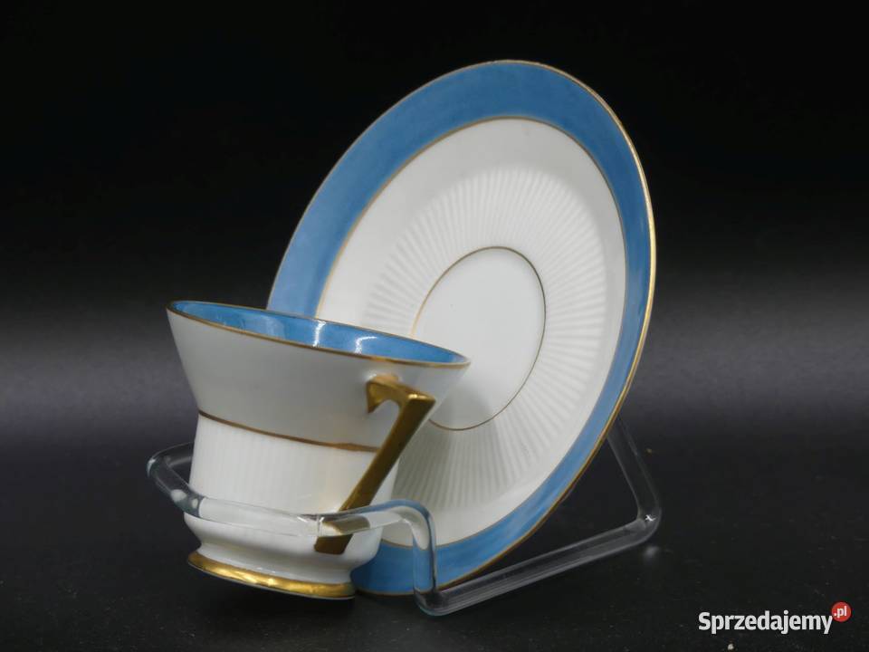 Zjawiskowy komplet do mokki art deco Tułowice Poznań sprzedam