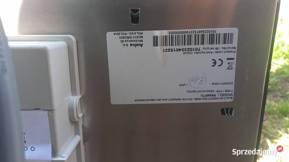 Płyta indukcyjna Amica do zabudowy