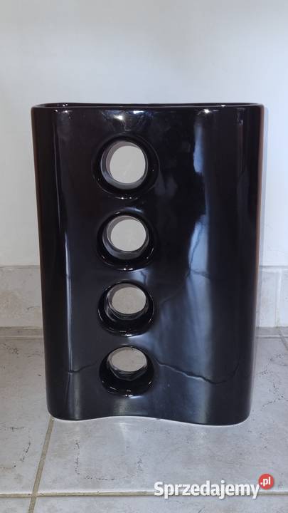 Super nowoczesny wazon w czarnym kolorze Forte czarny mazowieckie Warszawa sprzedam