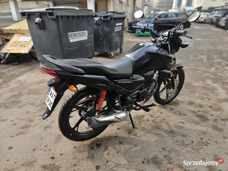 Honda CB125F 2024 kat B nowa zadbana LED Warszawa