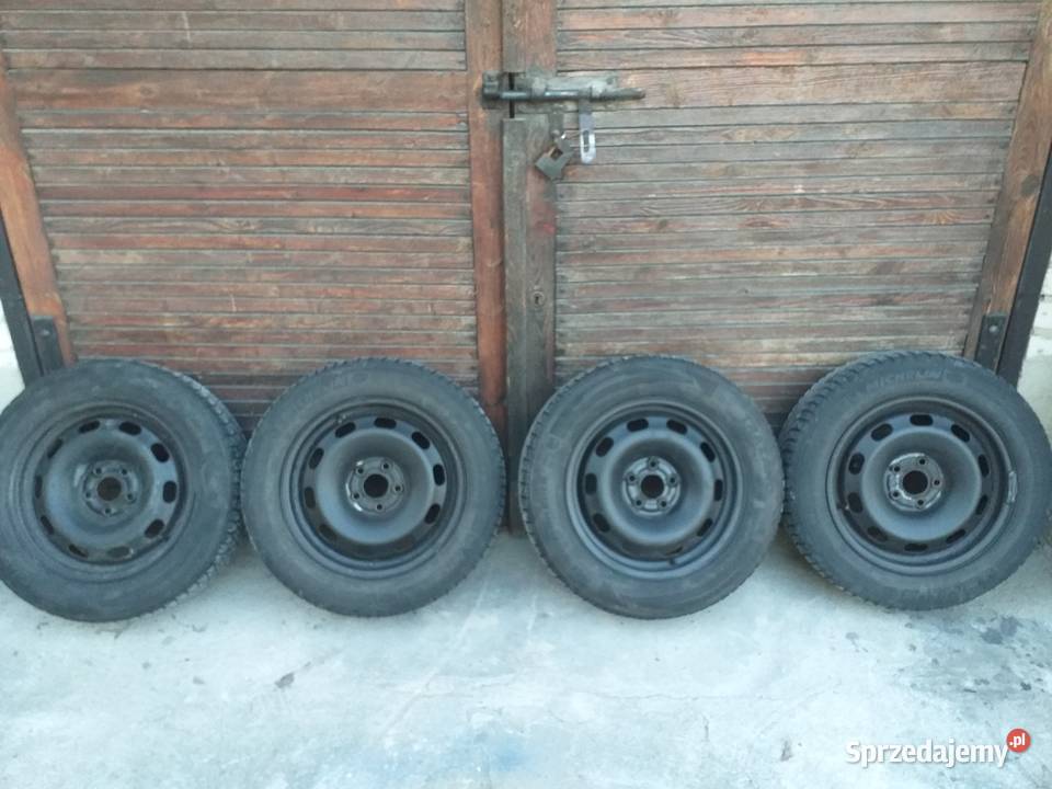 felgi 15 5x100 skoda audi vw 4 opony 185 60 15 stalowe Chełm sprzedam