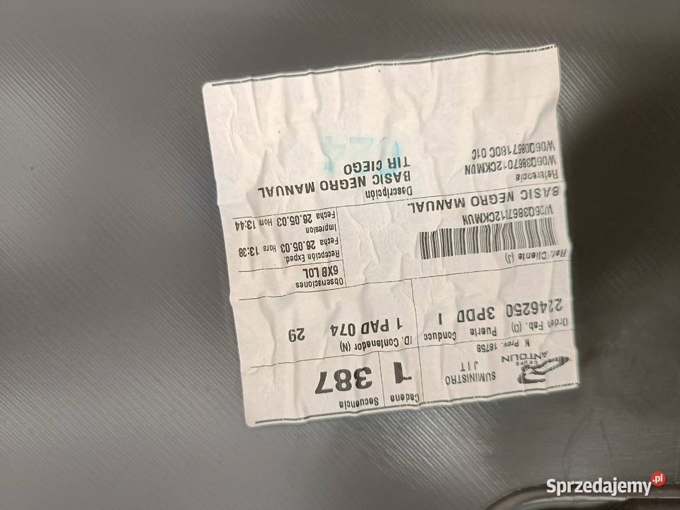 VW POLO IV BOCZEK DRZWI PRAWYCH 3D dolnośląskie Zgorzelec sprzedam
