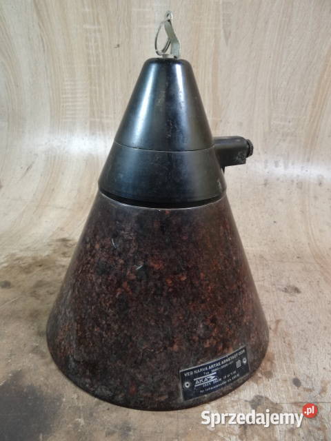 lampa Industrial loft fabryczna org DDR sprzedam
