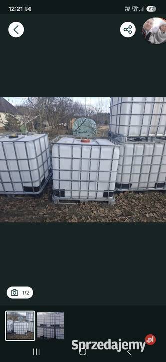 Mauzer mauzery 1000L CZYSTE PLASTIKOWE I pomorskie Starogard Gdański