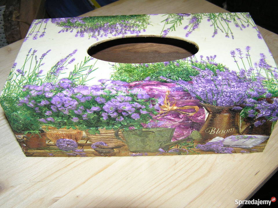 Serwetnik Chustecznik Decoupage 3D Rękodzieło Słupsk