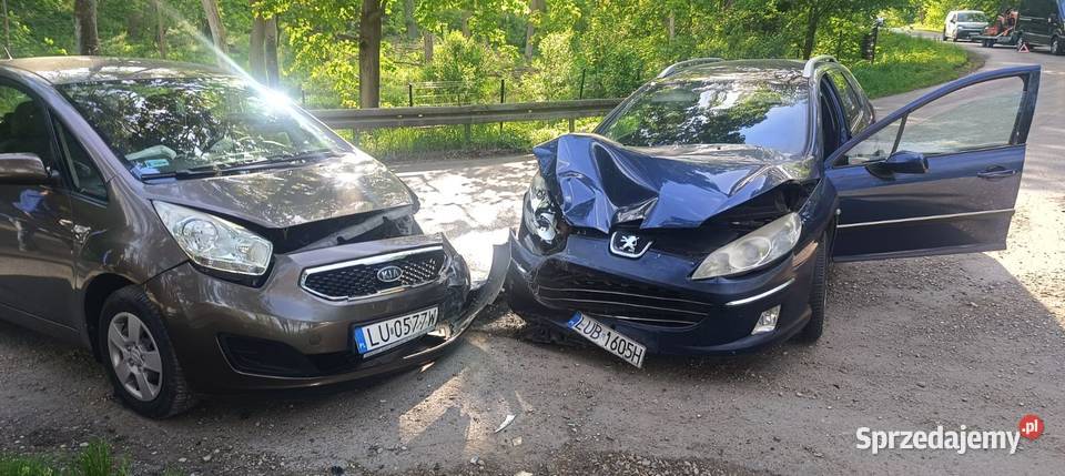 Kia Venga wypadkuszkoda całkowita