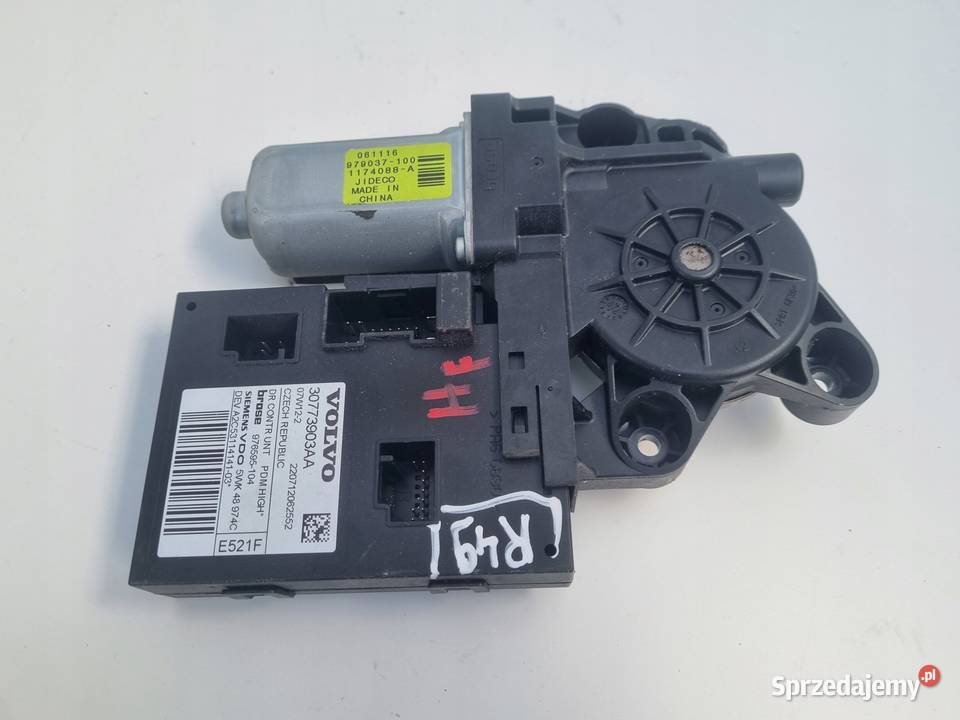 Volvo S40 II V50 PRAWY PRZEDNI PODNOSNIK SZYBY Motoryzacja Rudka