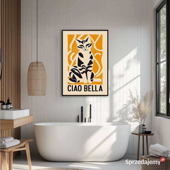 Plakat A4 Ciao Bella Warszawa sprzedam