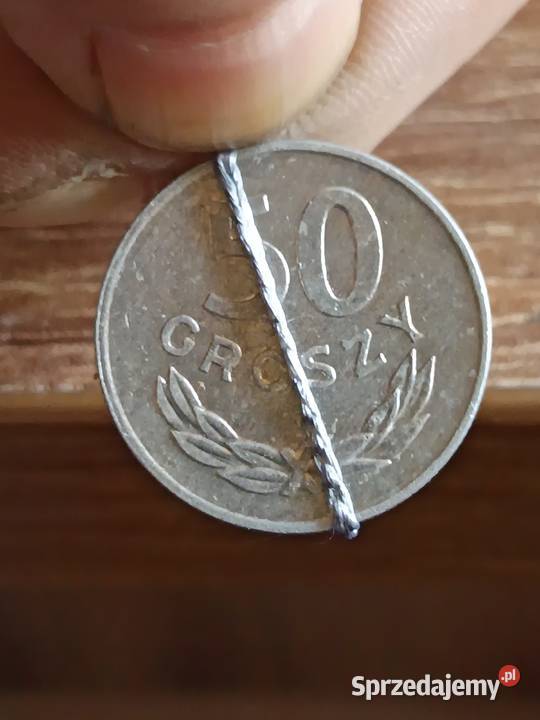 Sprzedam monetę 50 groszy 1985 mała skrętka Chełm sprzedam