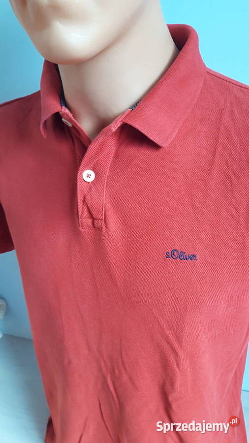 Koszulka polo SOliver czerwona Moda i Styl Głuchołazy sprzedam
