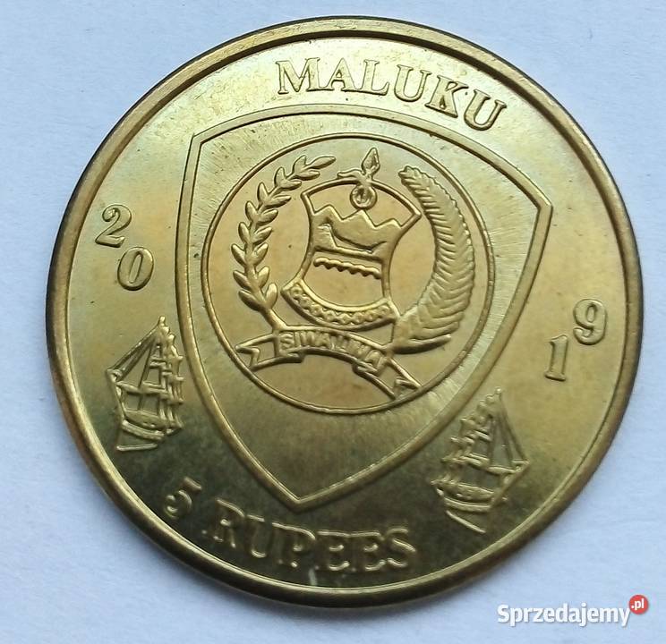 MALUKU5 RUPEES2019 rGNRYBA Numizmatyka Legionowo