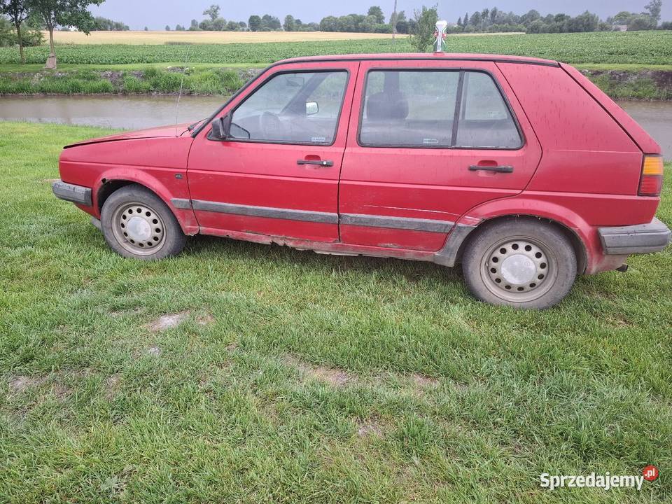 Golf 2 Mk II 16 TD szyba silnik półka maska lubelskie Hańsk Pierwszy
