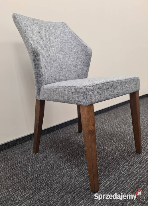 Krzesło materiałowe tapicerowane drewniane małopolskie Skawina