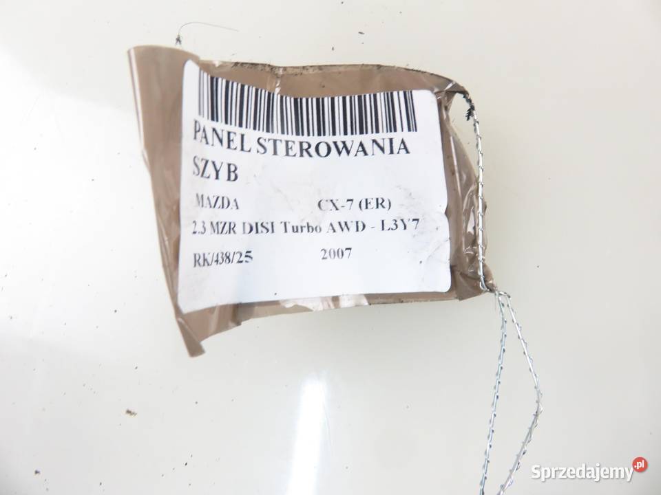 PANEL SZYB MAZDA CX7 EG2366350 Panele sterowania, przełączniki sprzedam