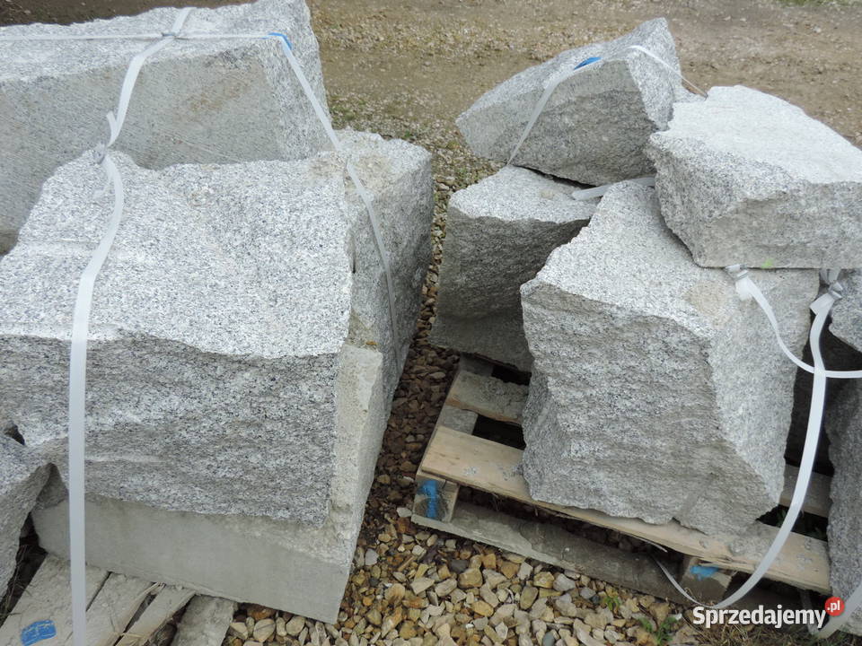 Kostka granitowa szara 46 granit palisady kamień Oświęcim