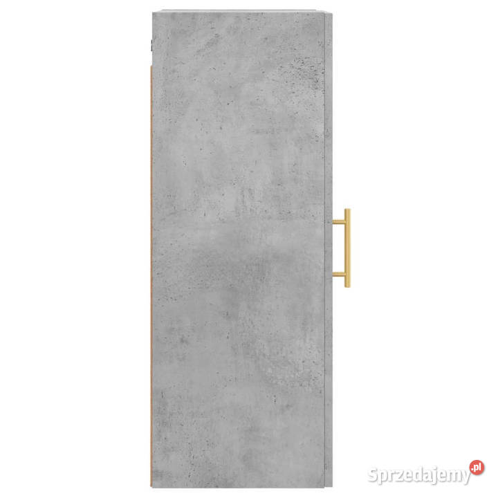 Szafka wisząca szarość betonu 345x34x90 WM828848 Pozostałe Warszawa