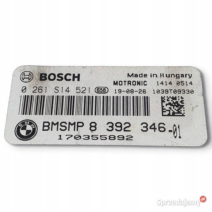 STEROWNIK SILNIKA KOMPUTER Bmw S 1000 R K47 1720 Moduły zapłonowe Moduły zapłonowe