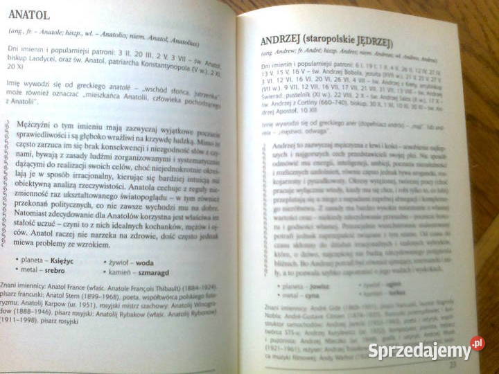 Księga imion Marek Urbański twarda mazowieckie Warszawa