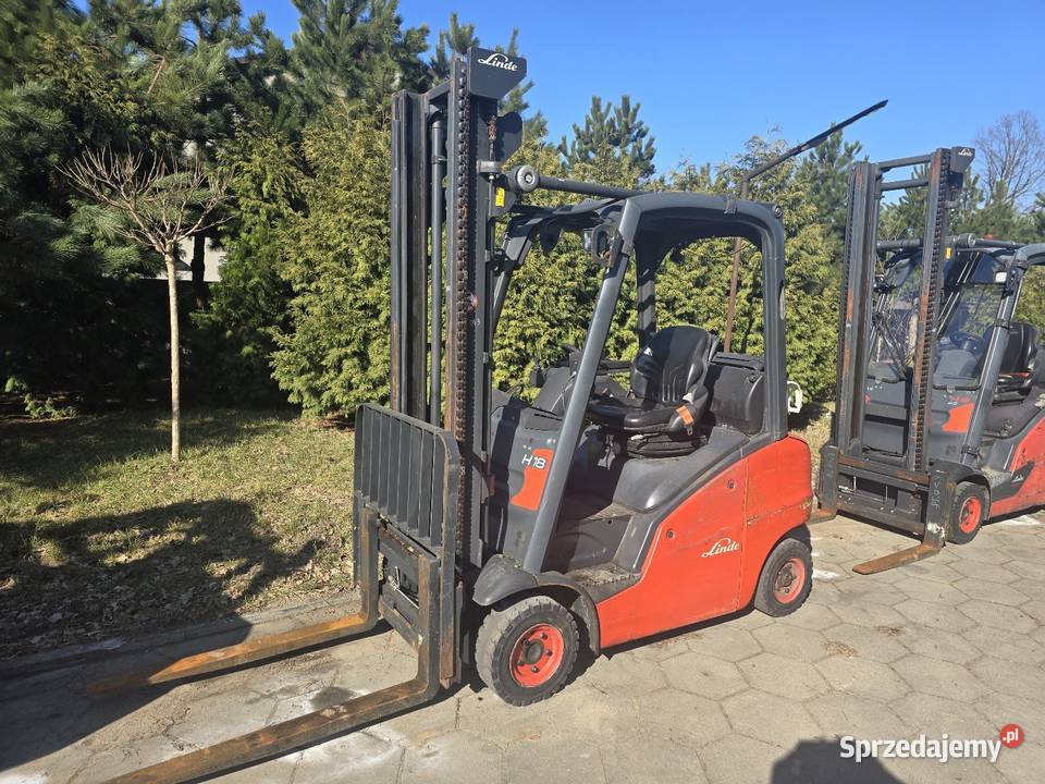 LINDE H18T01 import Niemcy salon Linde Magazynowanie wielkopolskie Godziesze Małe