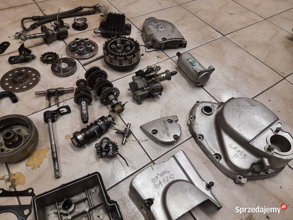 Hyosung GA 125 silnik części skrzynia sprzęgło Silniki i osprzęt dolnośląskie Jelenia Góra