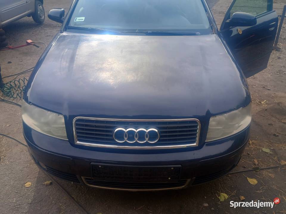 Audi A4 B6 0004 KOMPLETNY przód Zderzak Lampy