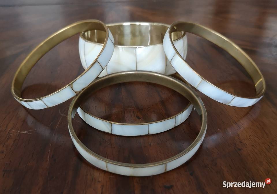 Stare bransolety vintage 5 sztuk Dla kobiet śląskie