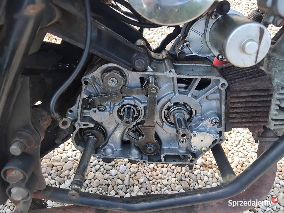 Motorower router uszkodzony uszkodzony Konina