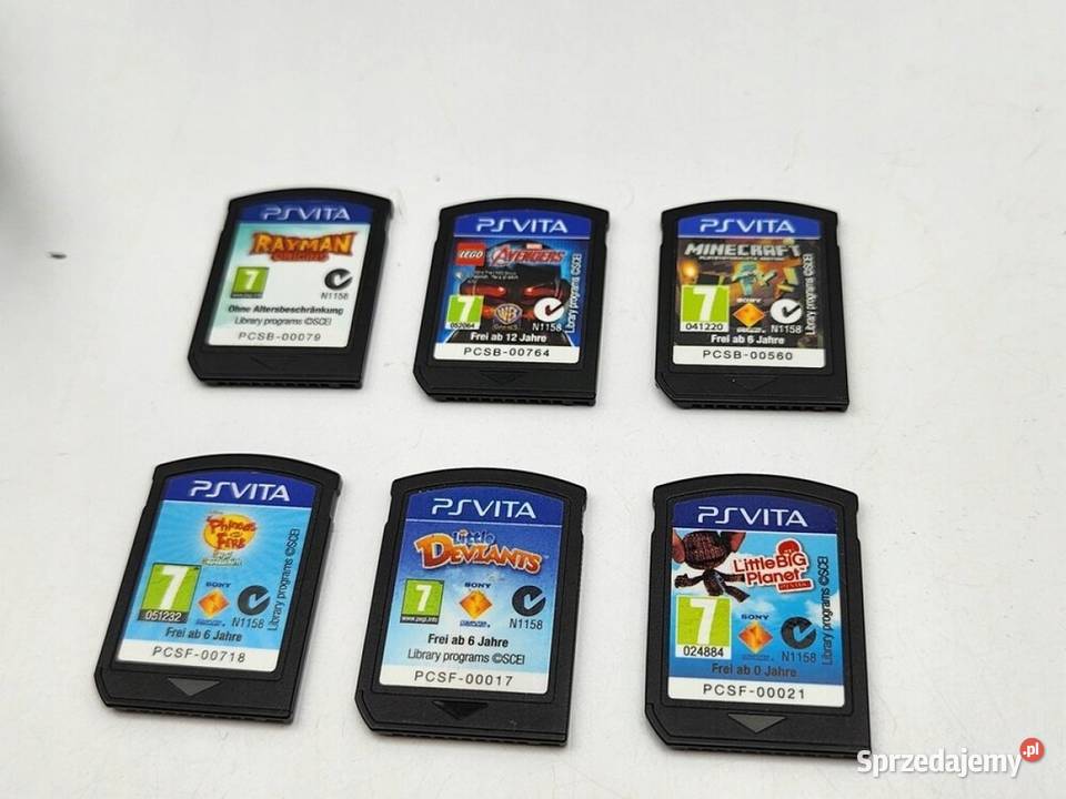 PlayStation Vita 6 gier Lubcza