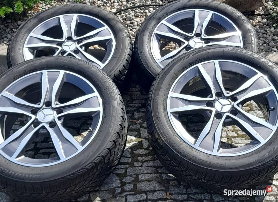Felgi aluminiowe Mercedes W204 W205 komplet 4 lubuskie Dobiegniew sprzedam