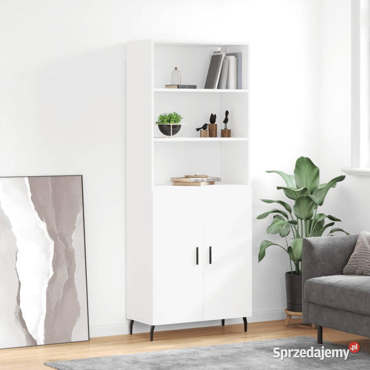 Witrynka biała 695x34x180 materiał Kredensy i witryny Warszawa