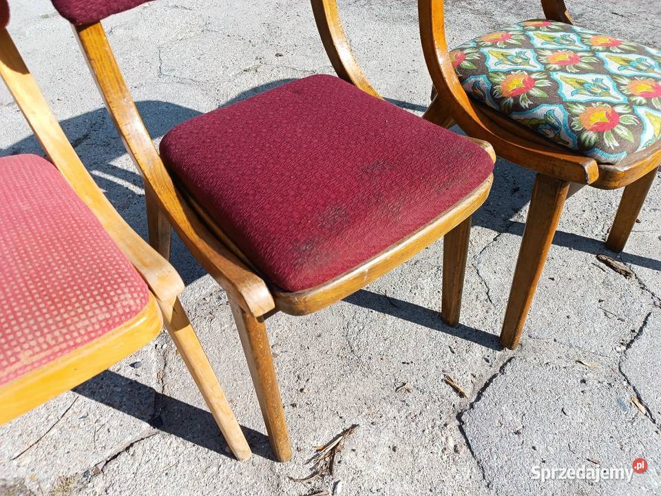 Zestaw krzeseł Skoczek Zakłady Mebli Giętych Krzesła Zielona Góra