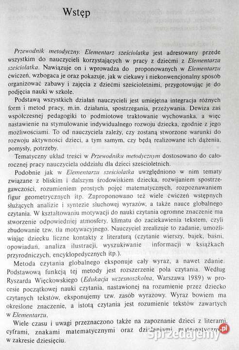 Elementarz Przewodnik metodyczny E Gajda I Chełm
