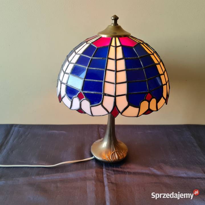 Lampa Tiffany witrażowa Okres PRLu sprzedam