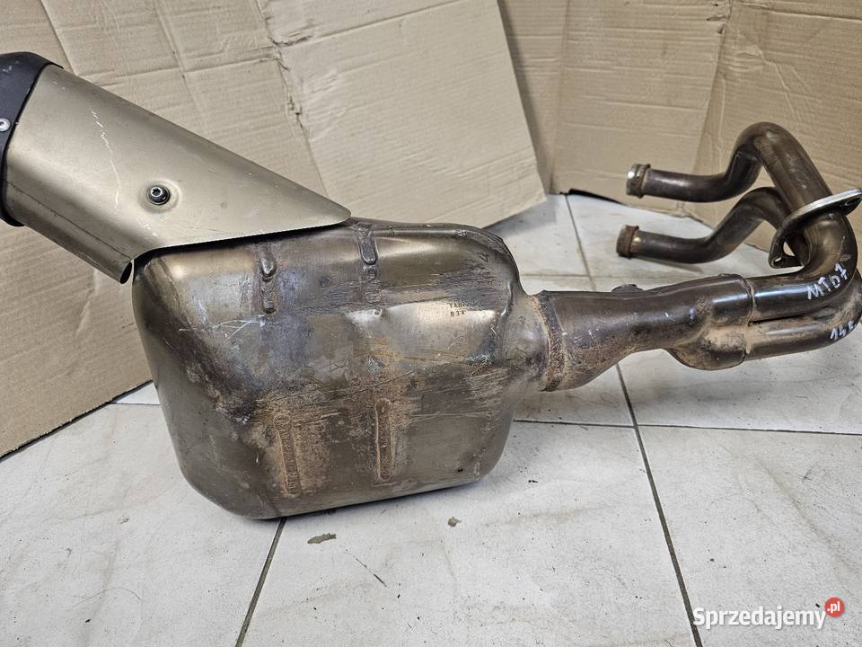 Yamaha MT07 wydech tłumik kolektor mt 07 Kompletne układy Jelenia Góra sprzedam
