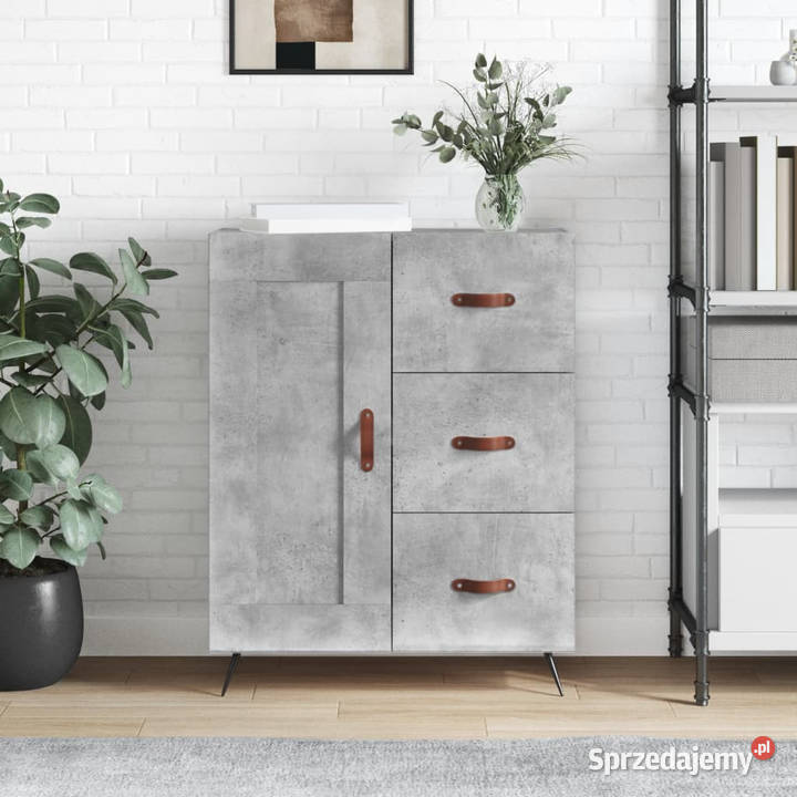 Szafka szarość betonu 695x34x90 materiał Warszawa