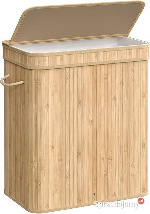 Kosz na pranie 100 L bambus Ruda Śląska