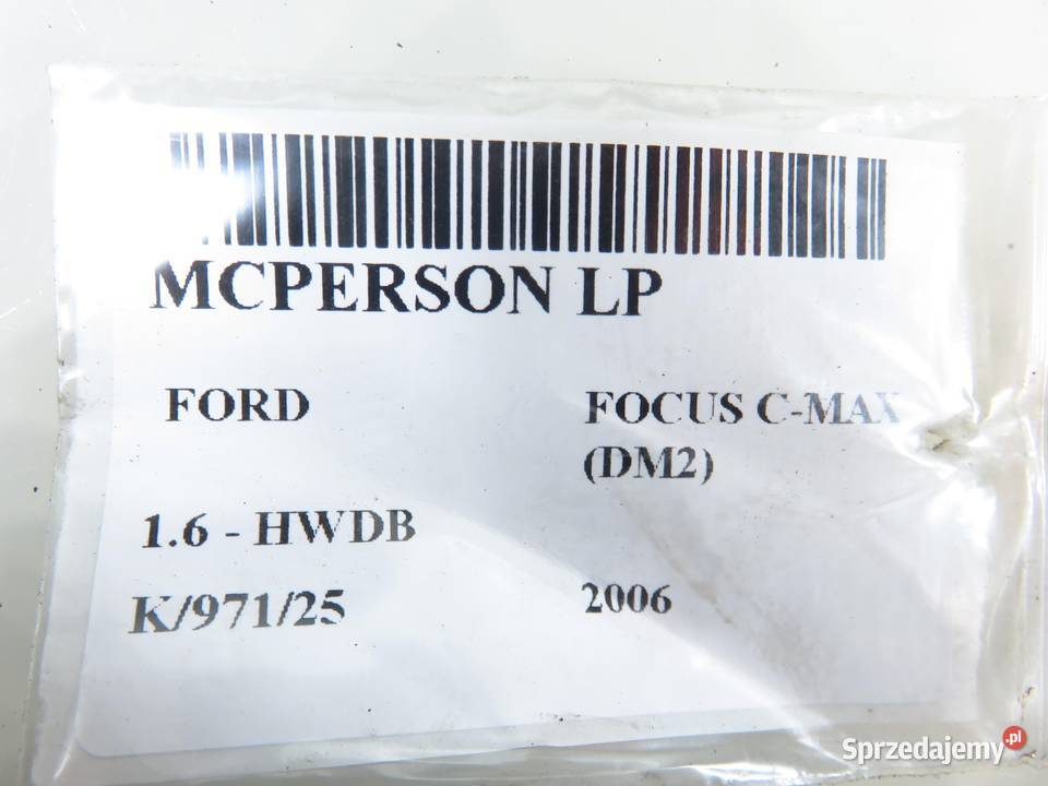 MCPERSON LEWY PRZEDNI FORD FOCUS C 16
