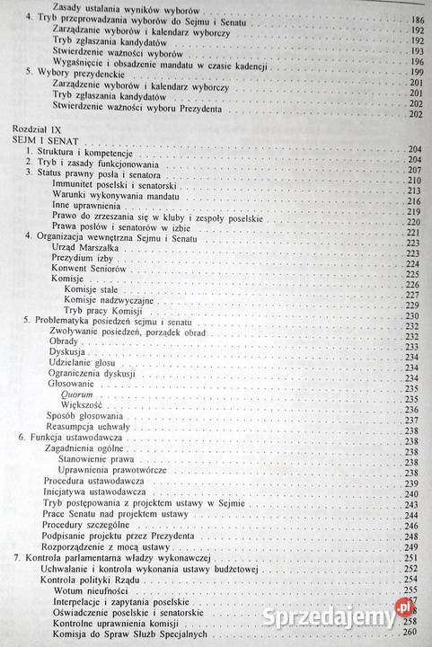Prawo konstytucyjne Wiesław Skrzydło Chełm sprzedam
