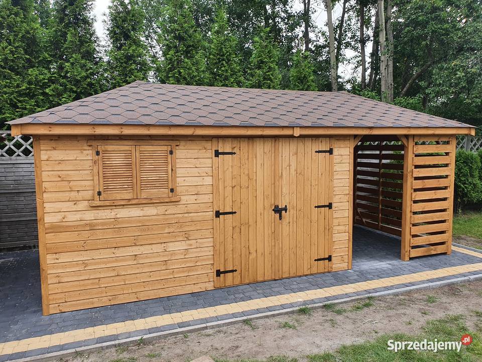 Domek narzędziowy 25x6 Altana Ogrodowa Drewutnia śląskie