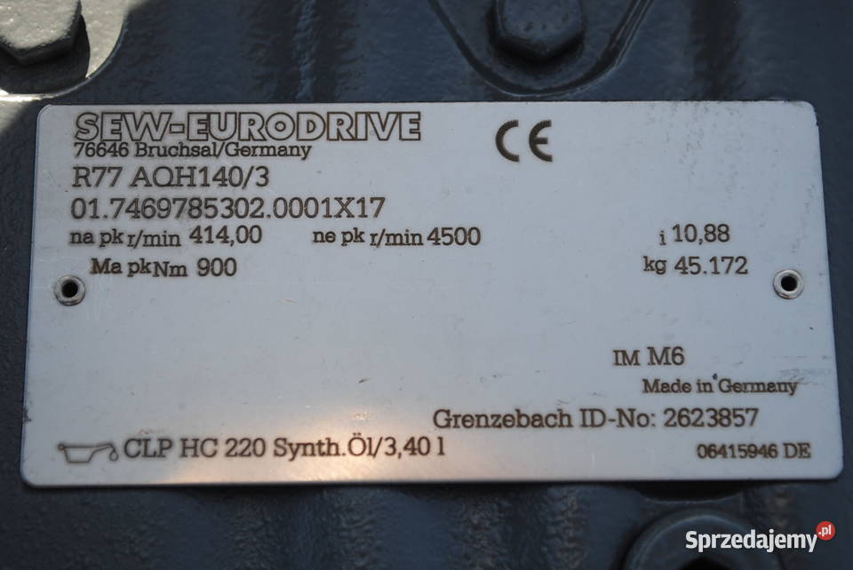 Przekładniareduktor 1 do 1088 Firmy SEW Kargowa