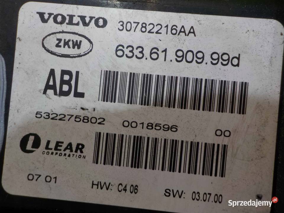 VOLVO S80 II 07r sterownik modul swiatel Suków