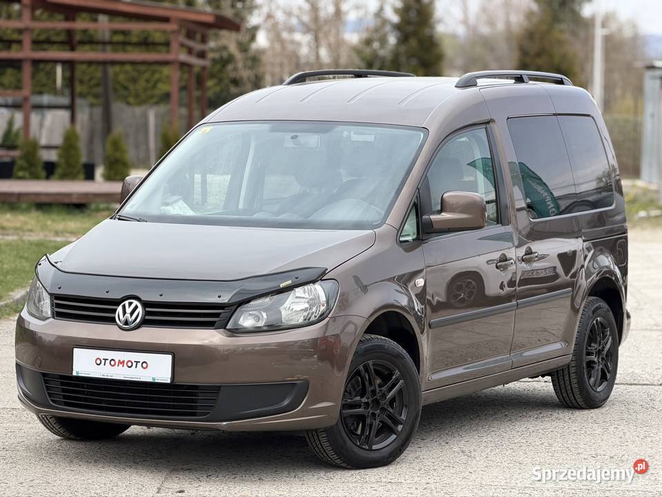 Piękny Vw Caddy bezwypadkowy bluetooth małopolskie Nowy Sącz sprzedam