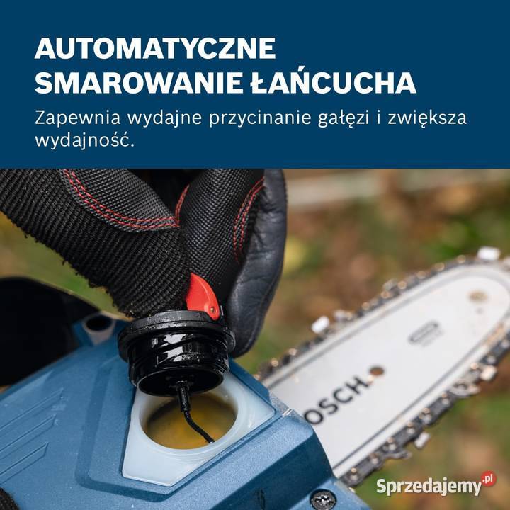 Piła pilarka łańcuchowa akumulatorowa 18V Bosch Rzeszów