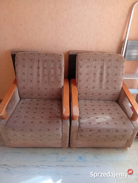 Fotel i pufa uzywane Kutno sprzedam