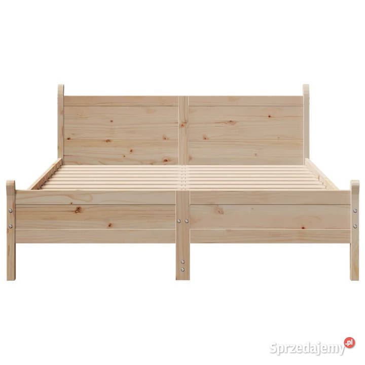 Rama łóżka bez materaca lite drewno sosnowe 72cm Warszawa