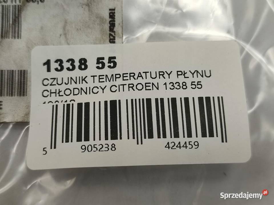 CZUJNIK TEMPERATURY PŁYNU CHŁODNICY CITROEN